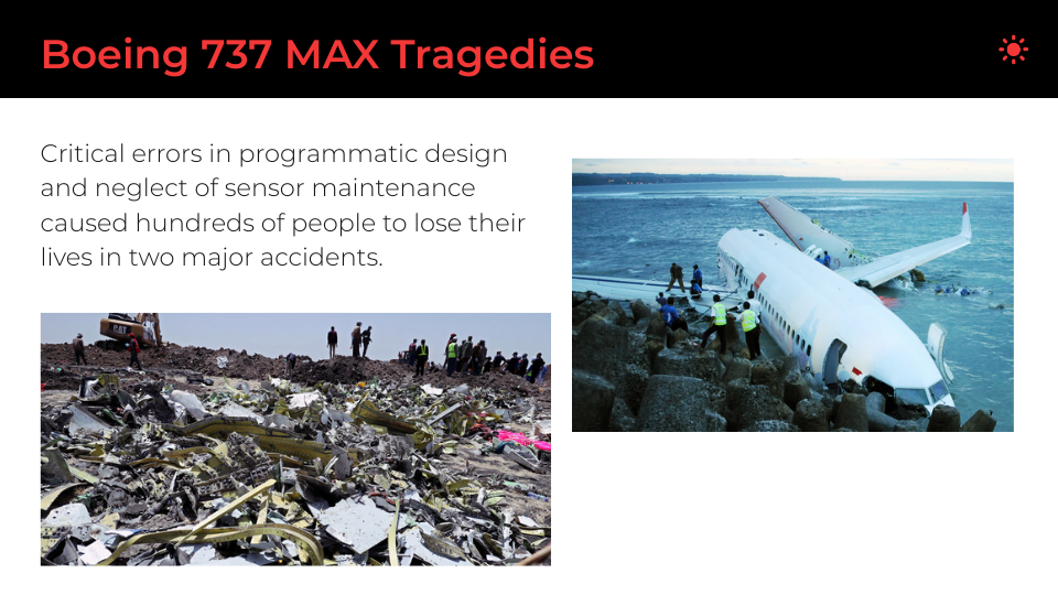 Boeing 737 MAX Tragedies